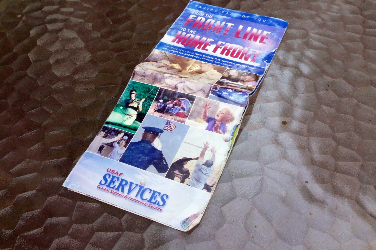 Brochure USAF Combat Support & community Services  advertisement add 2000's