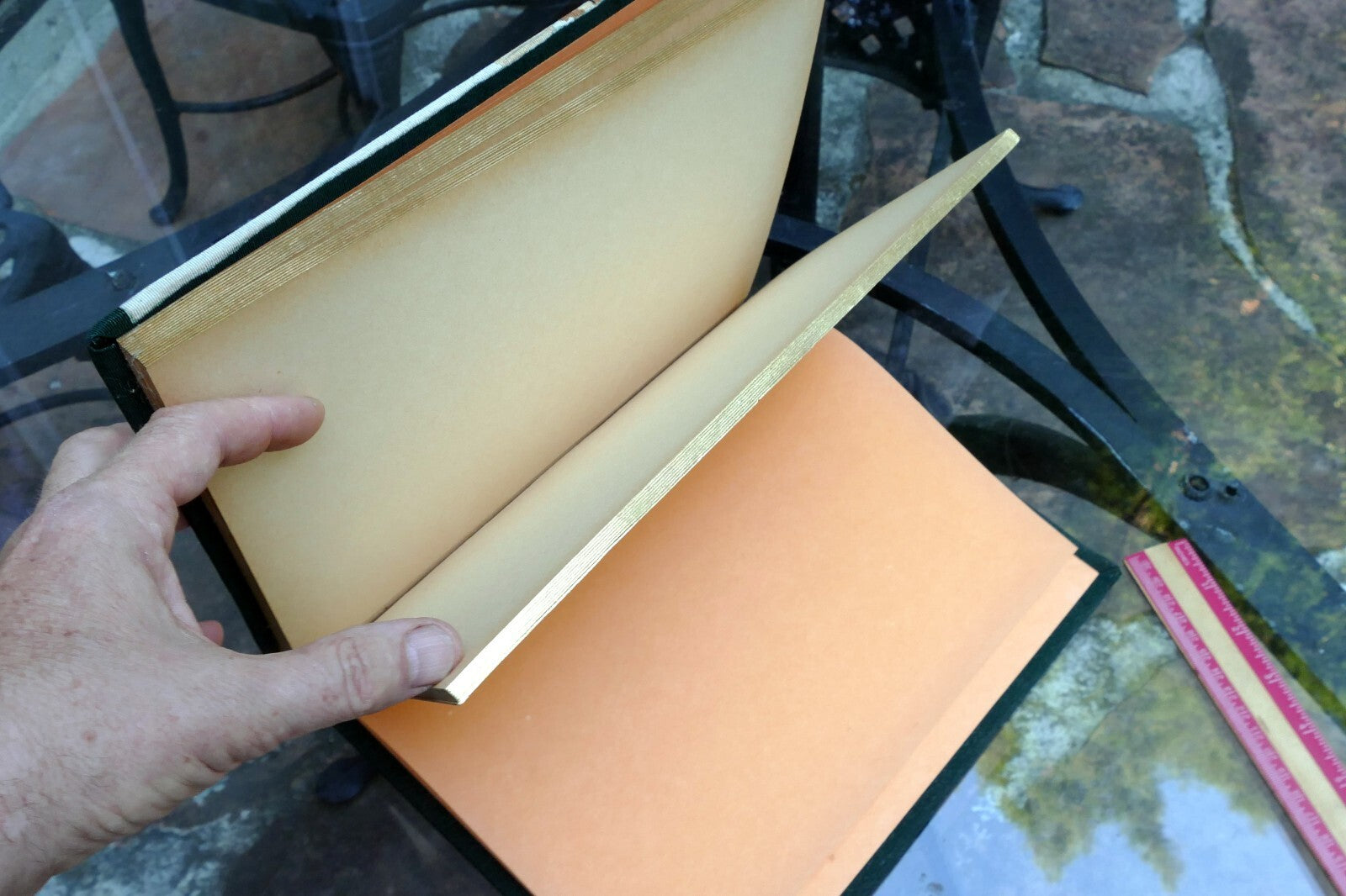 Antique Photo Album Japanese  large 10X12"