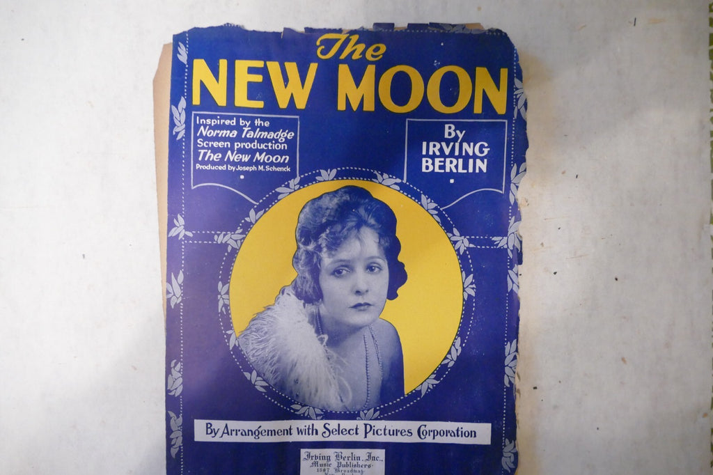The new moon, sheet music 1919, by irving berlin, irving berlin inc.