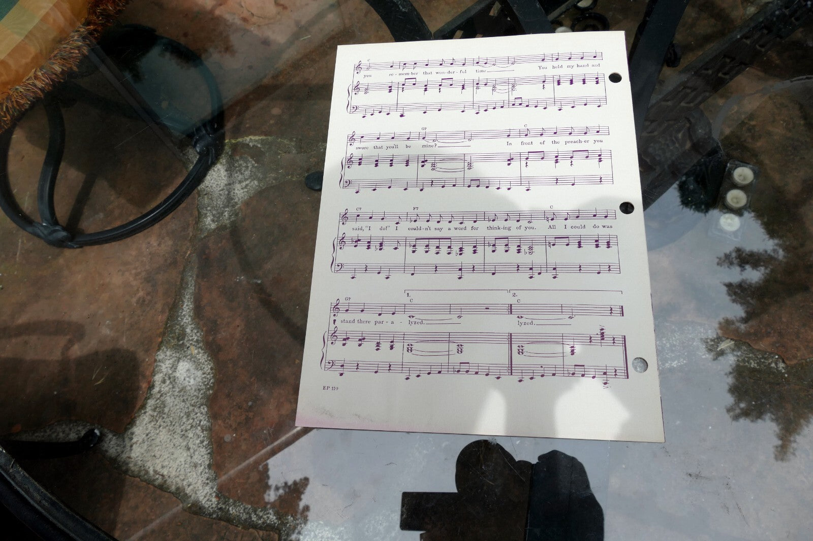 Paralyzed  Elvis Presley by Otis Blackwell 1956 Sheet Music