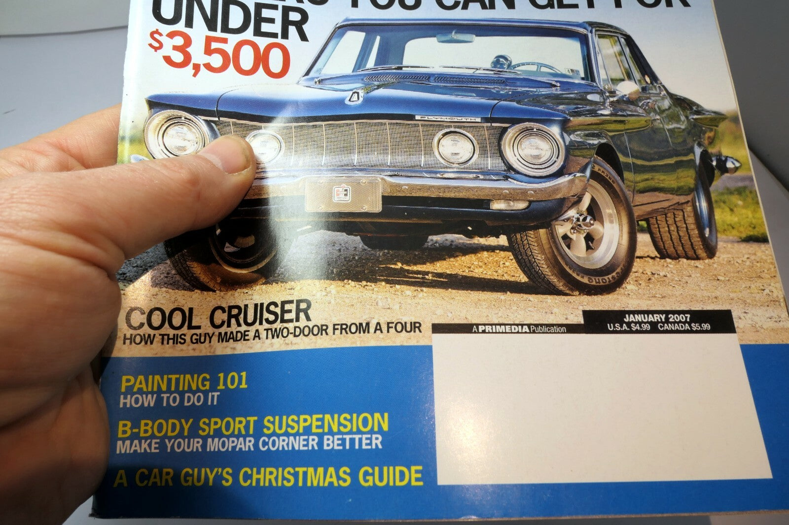 MOPAR Muscle Magazine January 2007  painting 101 B-Body Sport Suspension