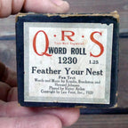 Qrs word roll 1230 feather your nest by kendis brockman and h. johnson