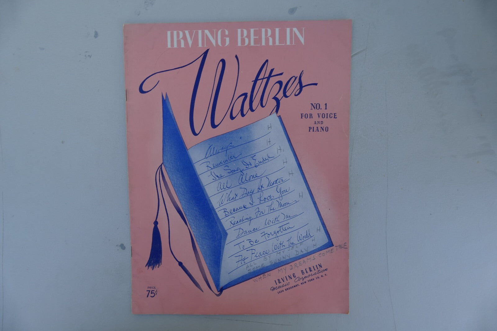 Irving Berlin Waltzes collection No 1 and No 2 1945 by Irving Berlin