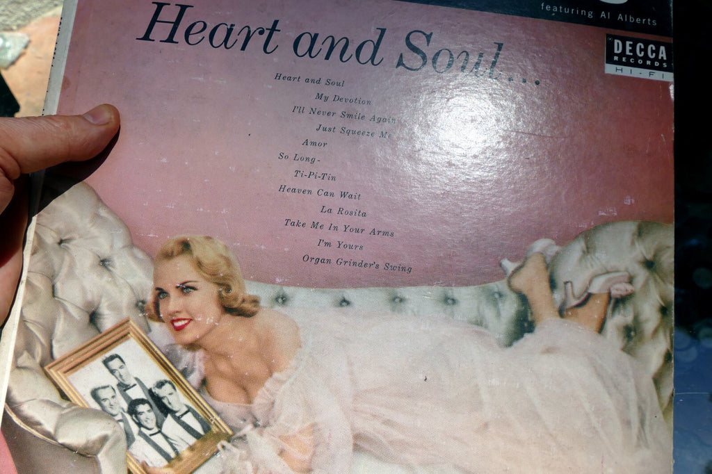 Four Aces Heart And Soul Record Album Vinyl LP DL 8228 Decca 1956