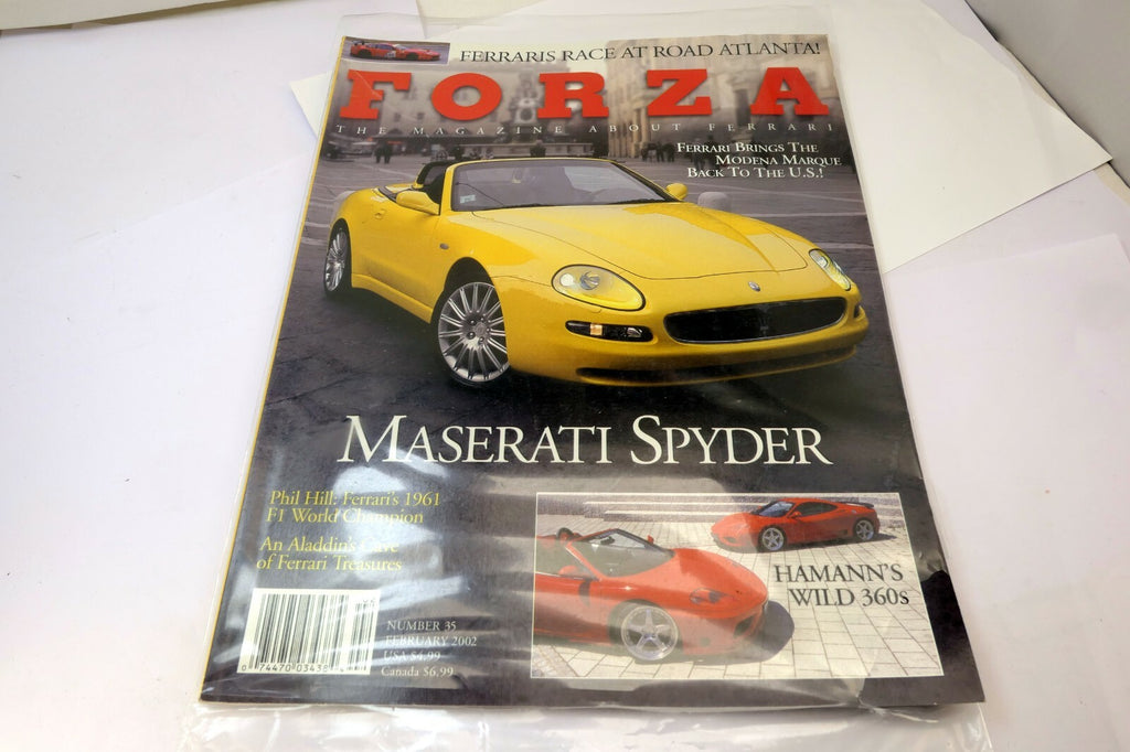 Forza Magazine about Ferrari February 2002 Hamann's Wild 360S '61 F1 World Champ