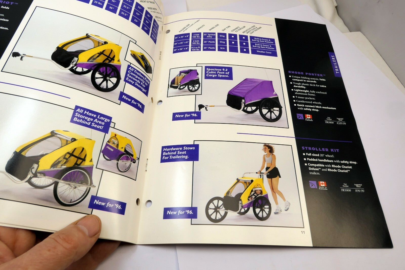 Rhode Gear 1996 CATALOG Brochure Advertising Equipment Bicycles Trailers Accesso