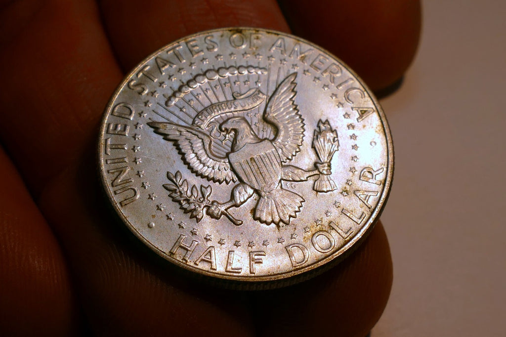 1968 D John F Kennedy  half dollar coin US 40% SILVER