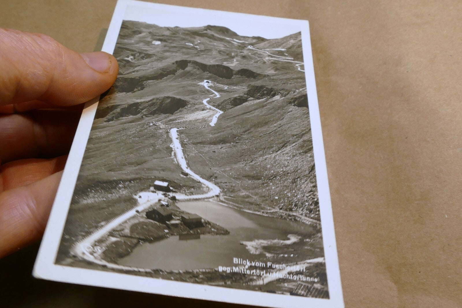 Grossglockner Machtortunnel Alpine Road postcard Austria - unposted