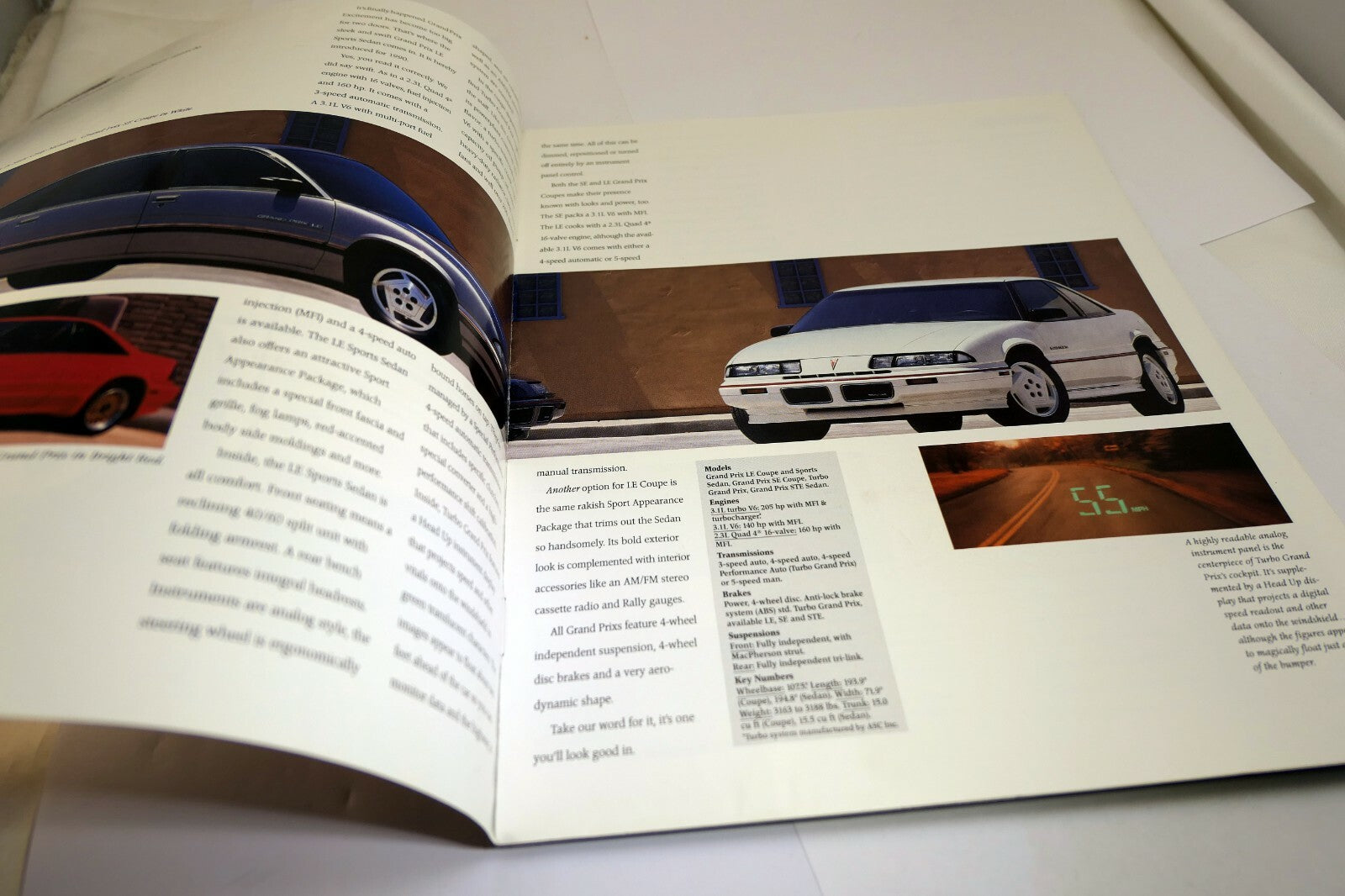 Pontiac 1990 Advertisement Ad dealership Sales Brochure Car Grand Am Lemans 6000