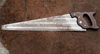 Stanley professional 26” strait hand tools good teeth hand saw antique