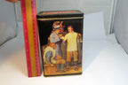 Coca-Cola Tin Can  Red & Gold "Delicious and Refreshing" Drink rectangle  6"