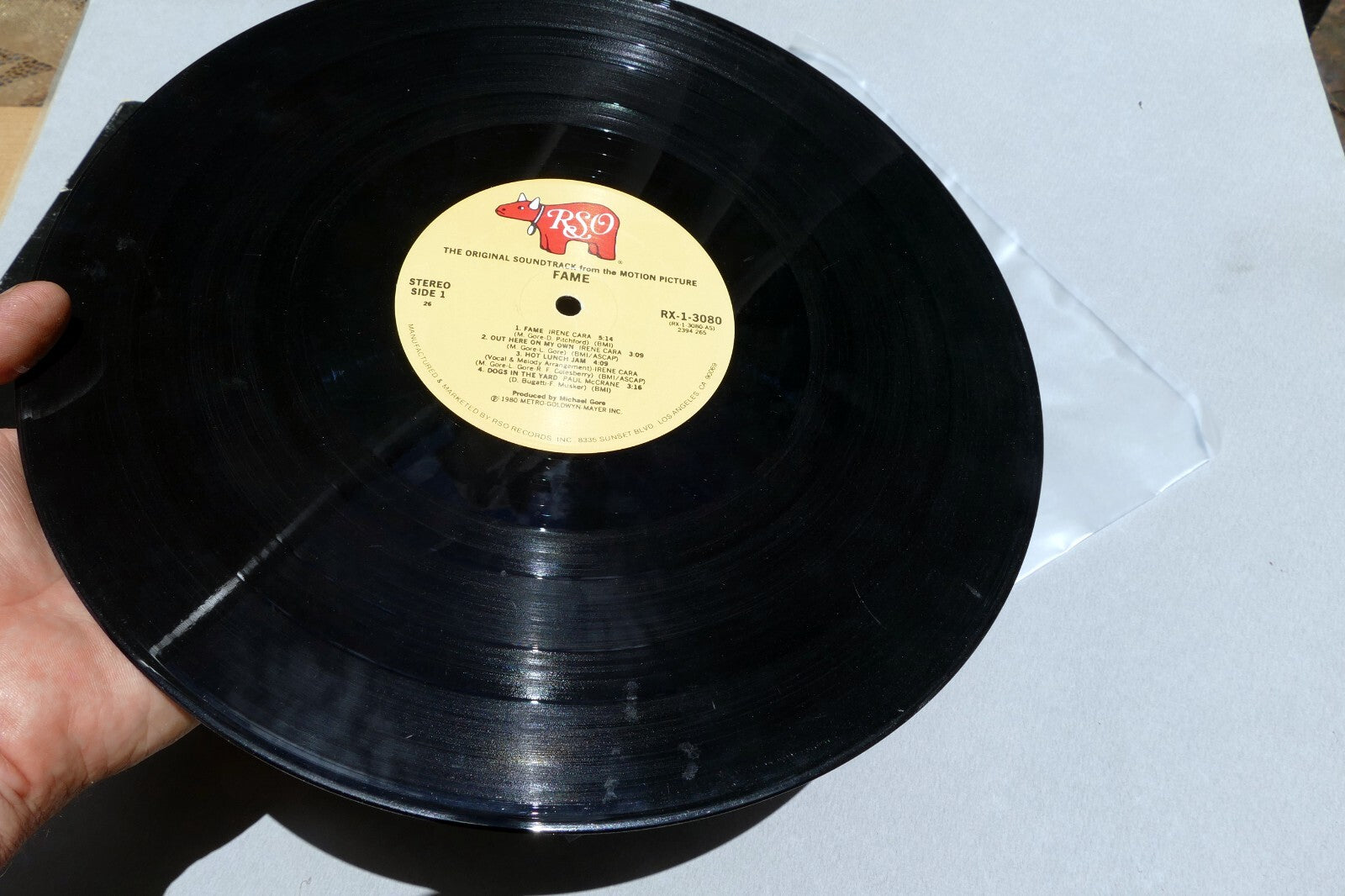 FAME - Original Soundtrack - Vinyl LP  1980  MGM  RX-1-3080 Alan Parker