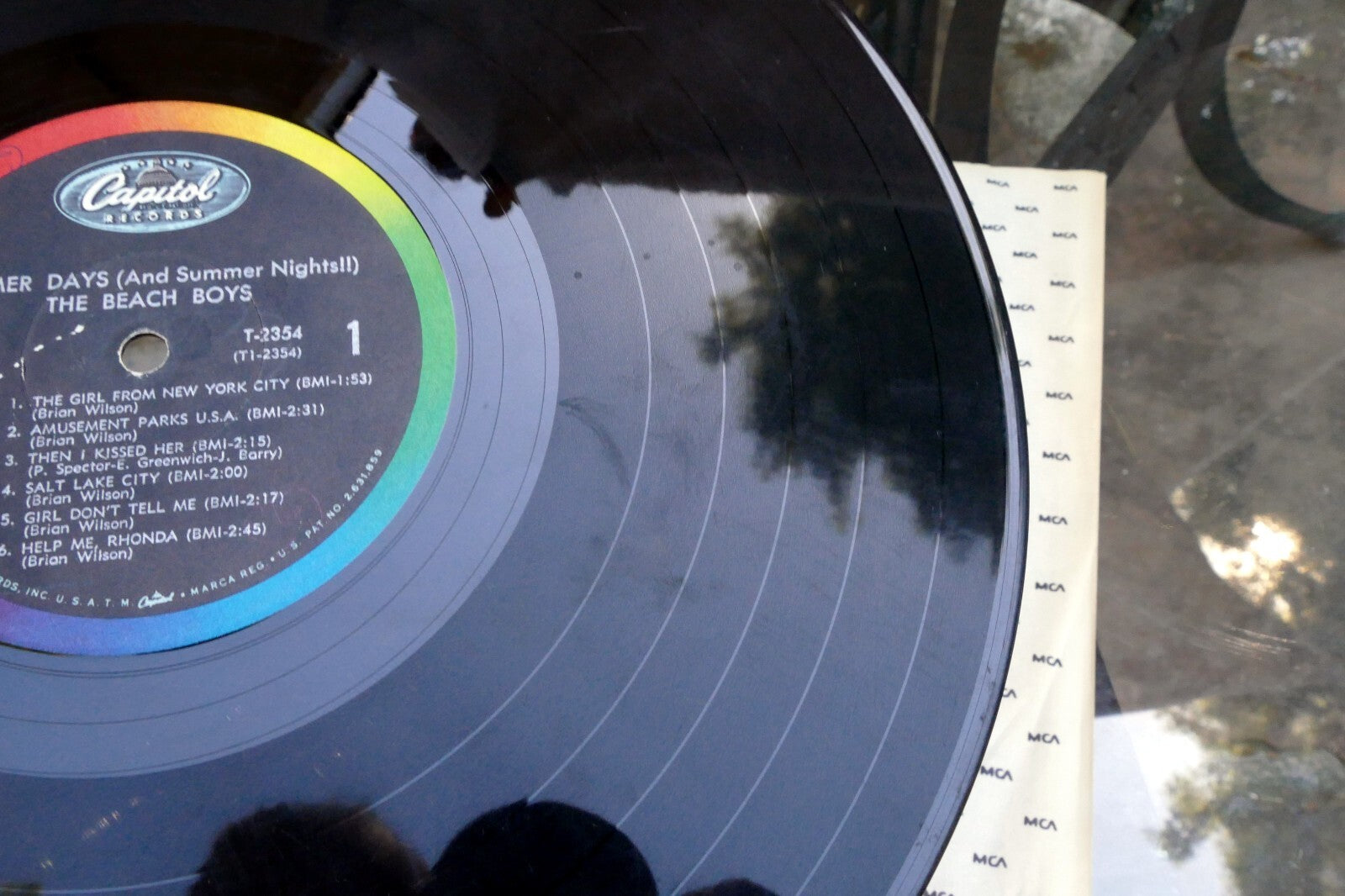 Beach Boys Summer Days LP (1965) Vinyl Record Album 12” T-2354 (missing cover)