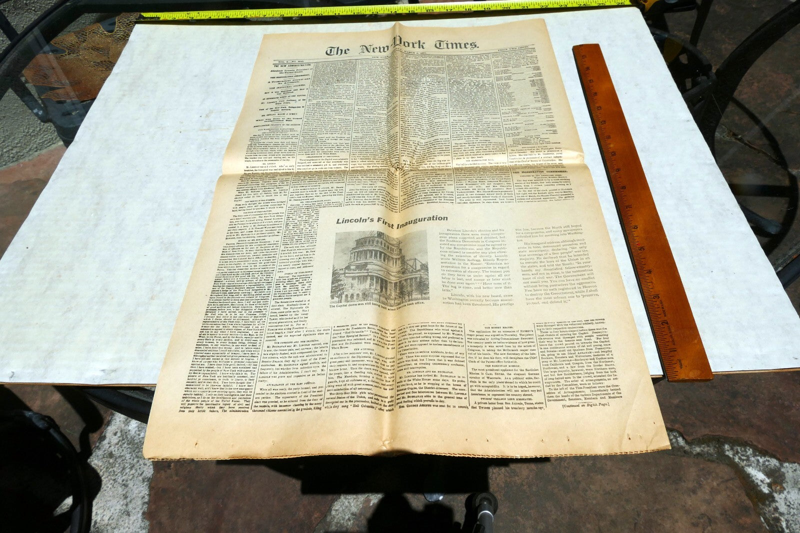 New York Times  Dec. 21,  1860 - Reprint - Civil War, South Secession Begins