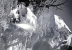 Yosemite California 11X14" Black & white Picture Photo Boulder Rock sky Unsigned