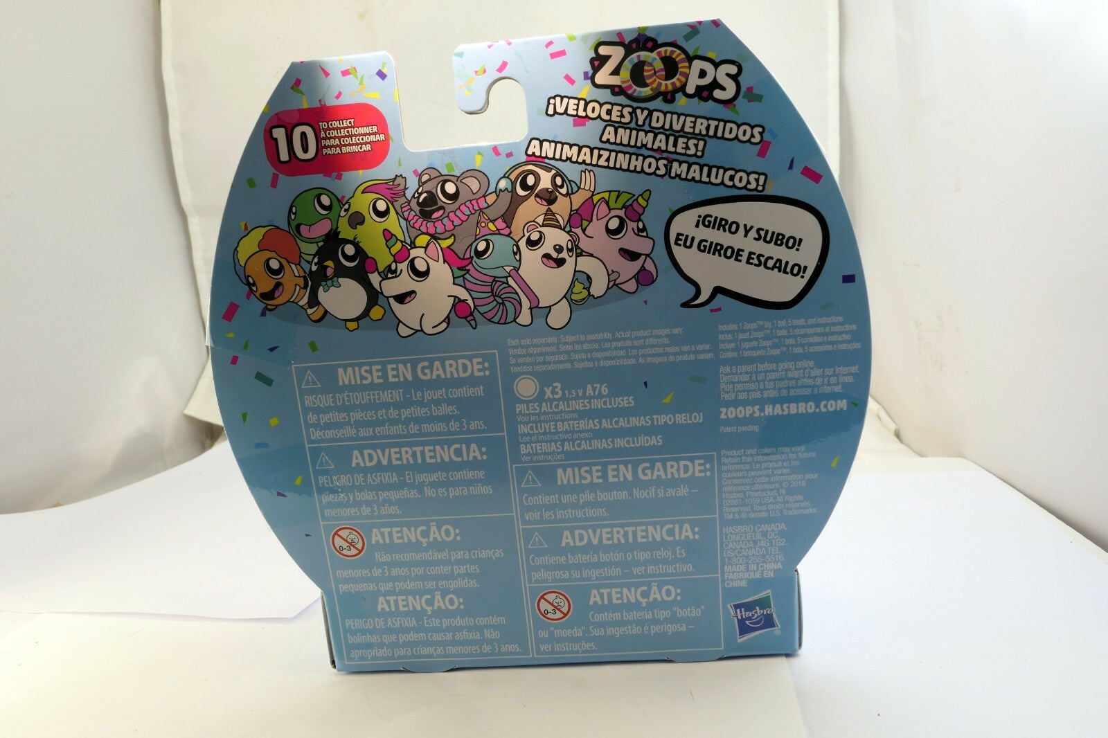 ZOOPS Hasbro Twisting Climbing Wacky Zooming Animals NEW chiken