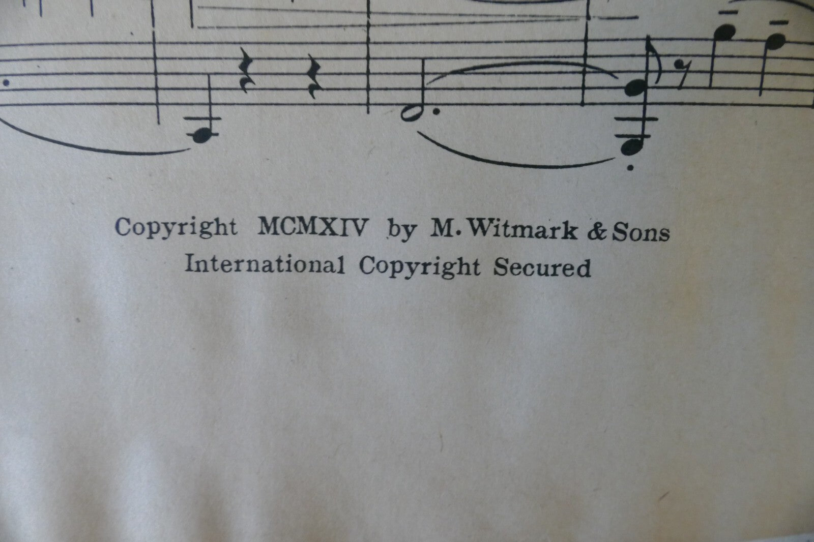 Sans Souci (Without Care), 1914, by Roy H. King, M. Witmark & Sons