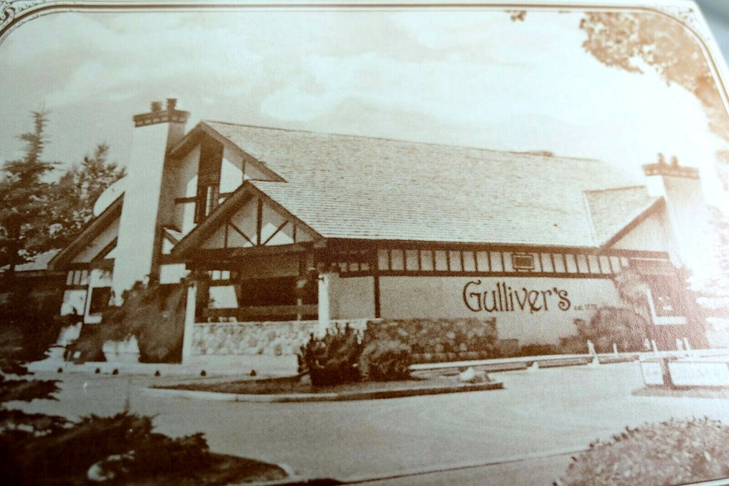 Gulliver's prime ribs of beef restaurant california usa postcard 1900's