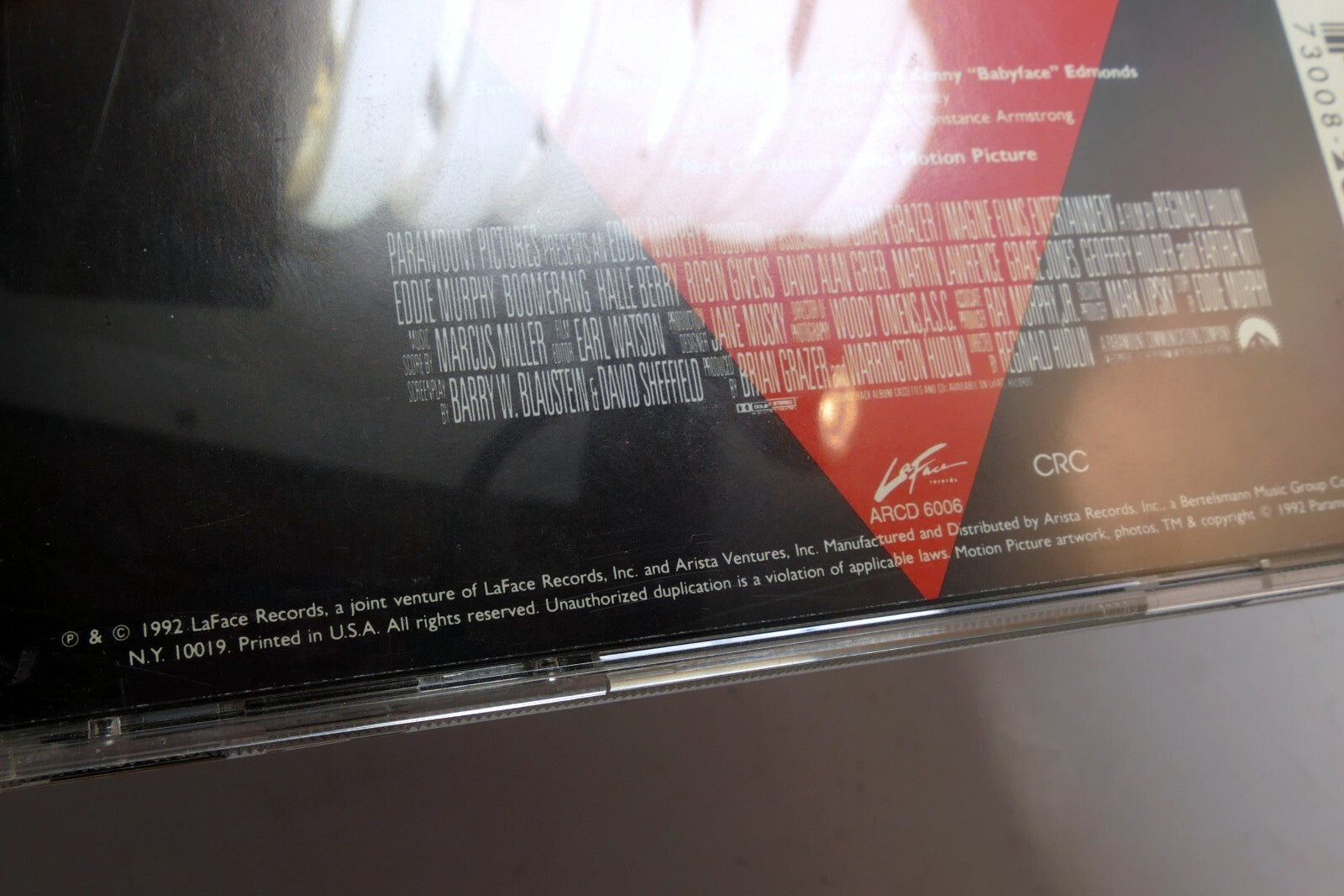 Boomerang  by Original Soundtrack (CD, Jun-1992, LaFace Records ) ARCD-6006