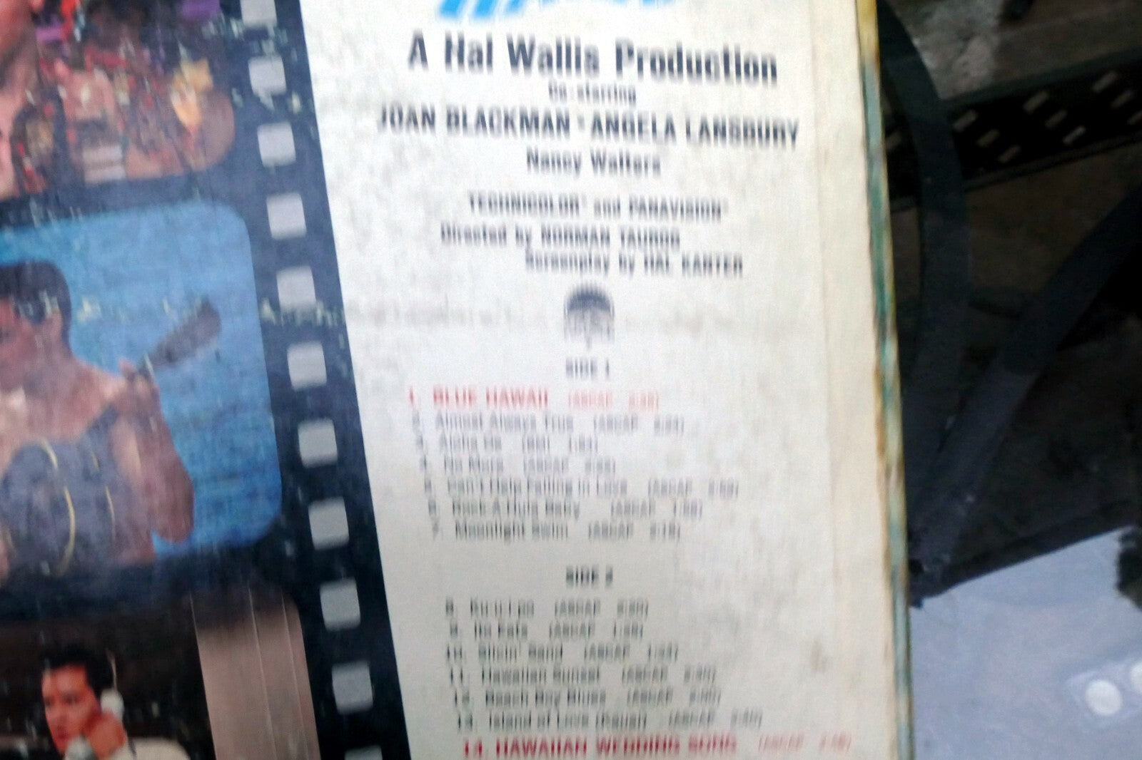1976 Elvis Presley Blue Hawaii LSP-2426 RCA Soundtrack -  ALBUM ART COVER ONLY