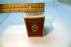 Empty Box Monkey Brand Black Tooth Powder Sealed Advertising NOS Bombay 1969