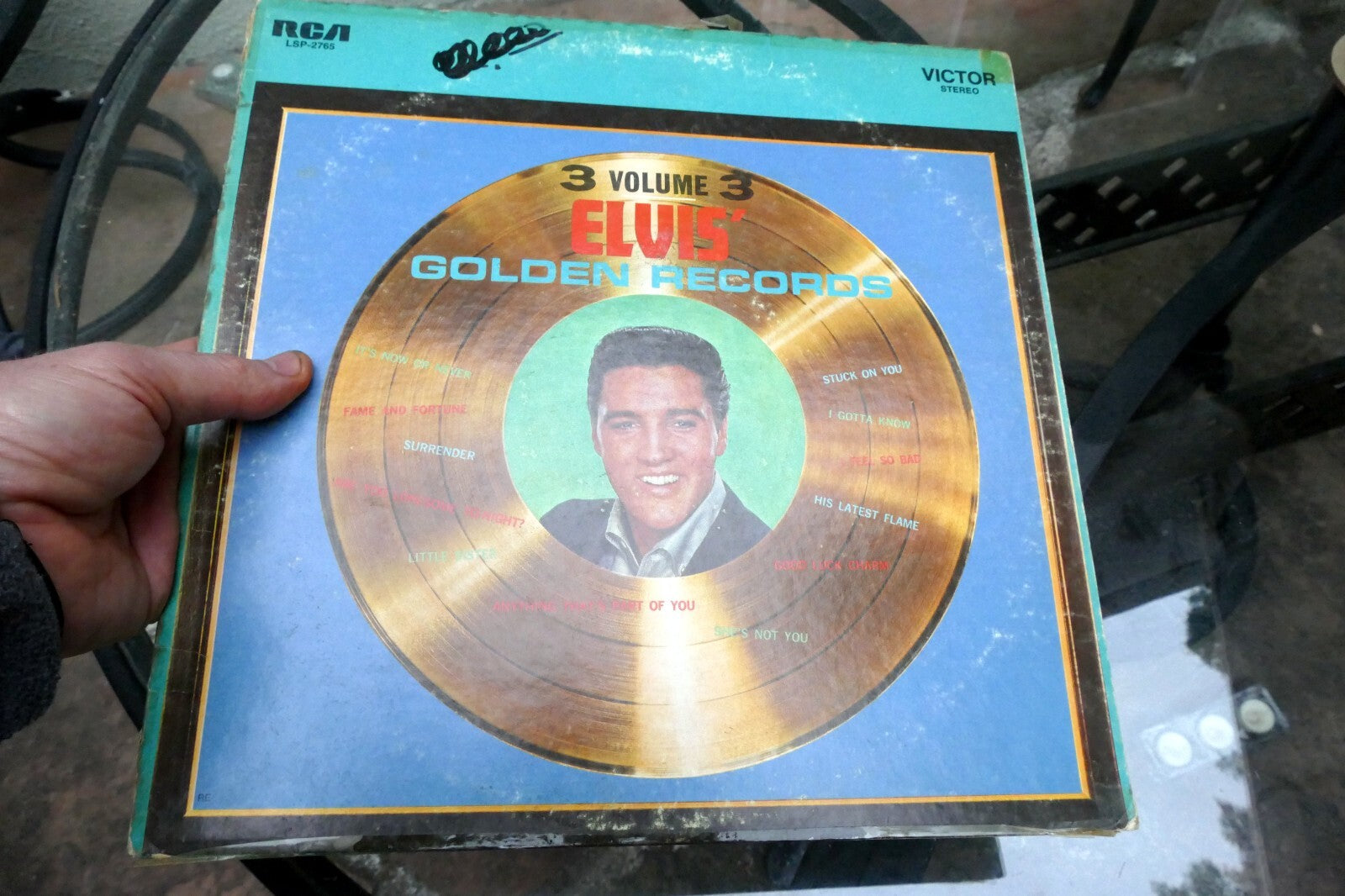 1962 Elvis Presley Golden Records Volume 3 RCA LSP-2765 - ALBUM ART COVER ONLY