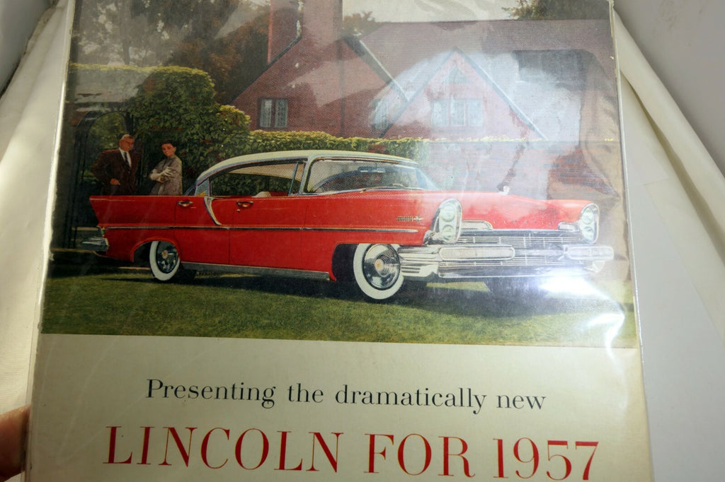 Lincoln 1957 Magazine clippings advertisement Ad "Finest in the fine car field"