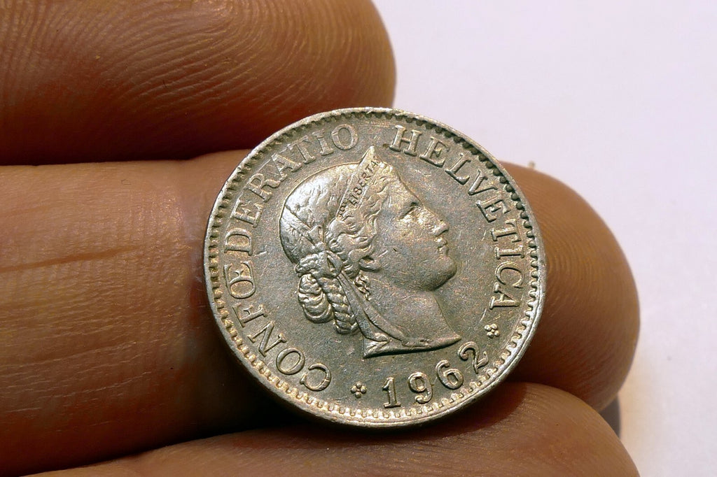 Coin Switzerland 1962 10 Rappen Confederatio Helvetica
