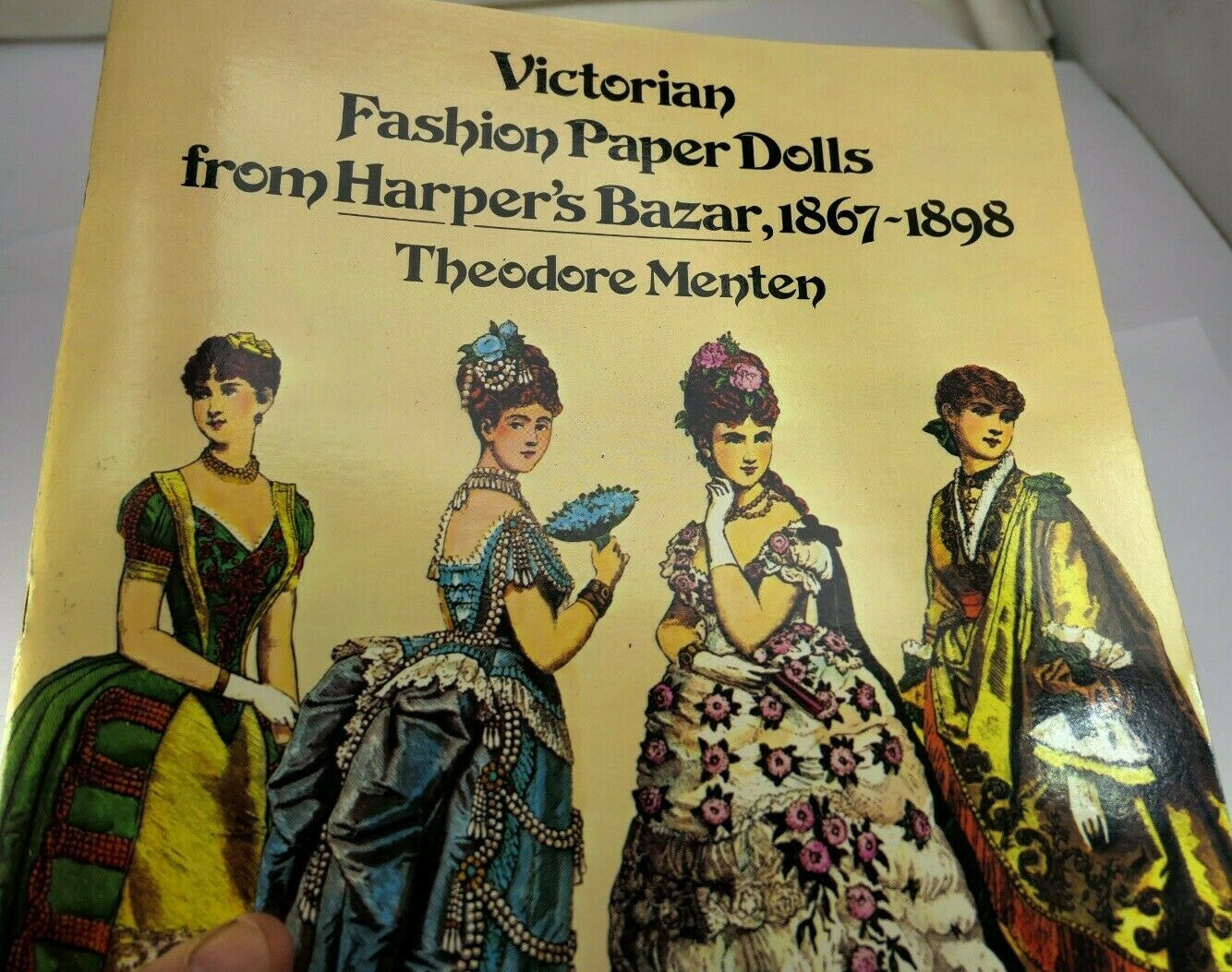 Victorian fashion paper dolls from harper's bazar, 1867 1898 by theodore menten
