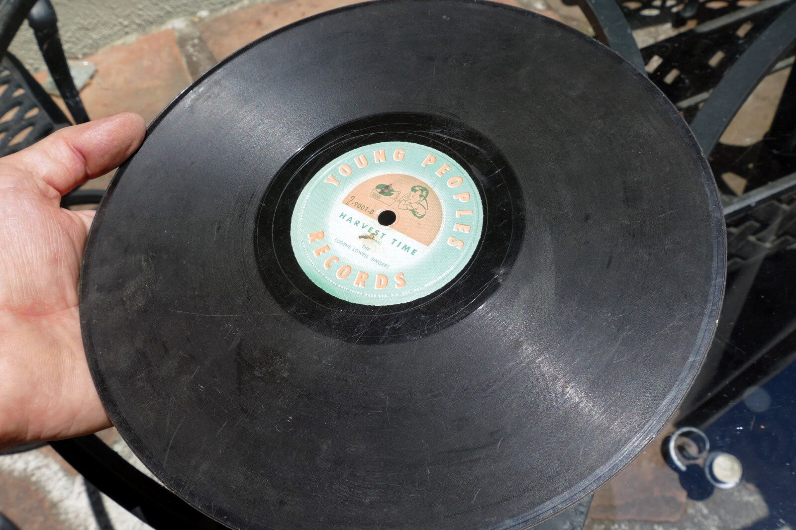 1940's-50's Harvest Time Young Peoples Records 10" 78 rpm 1 2 9001