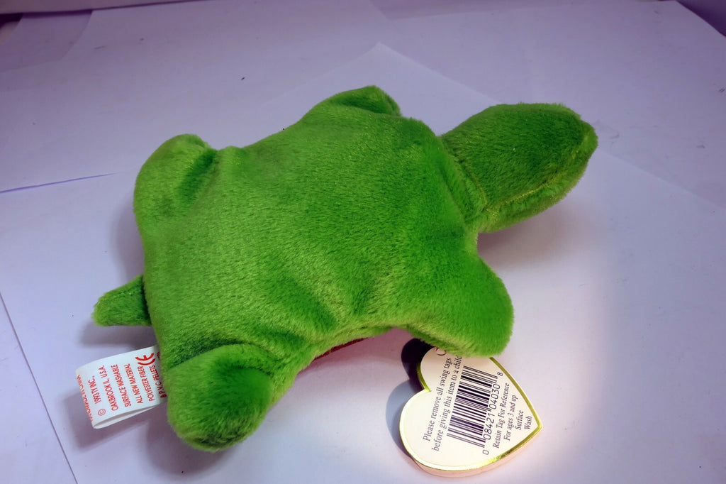 TY Beanie Baby Speedy Turtle  Plush Toy Style 4030 1993-1994 with errors