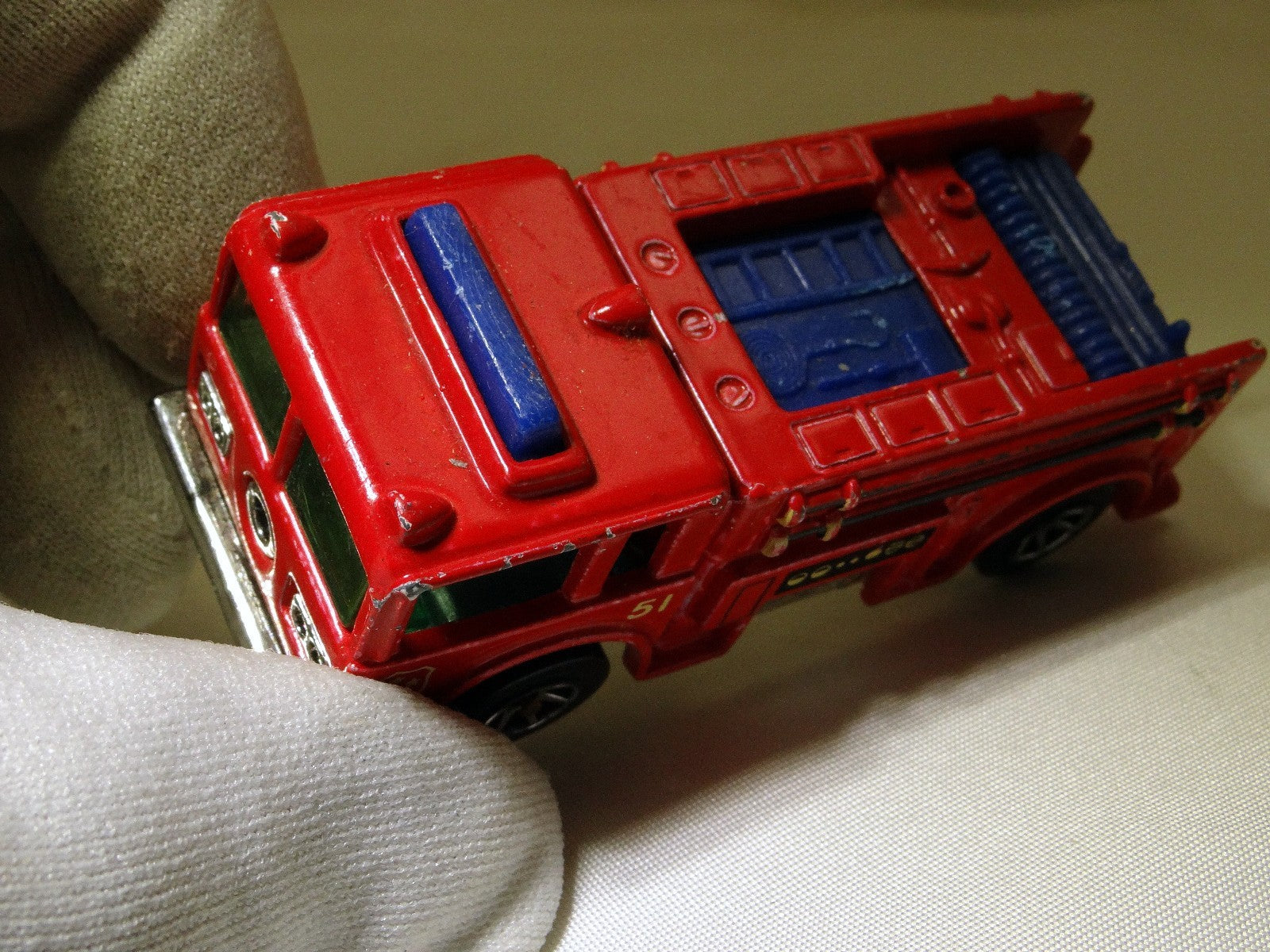 Hot Wheels  Mattel Fire Truck Red Engine 1976 vintage prototyp