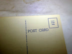 Post Card Washington Monument Potomac Cherry Blossoms Washington DC Linen 1940s