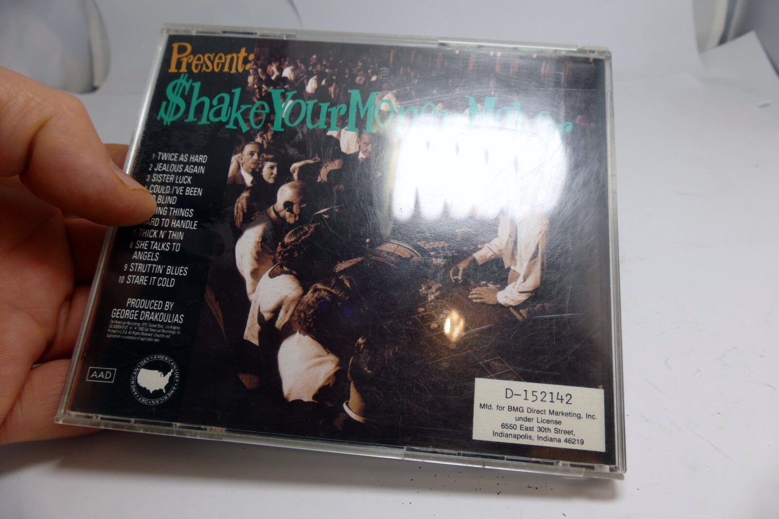 Shake Your Moneymaker Black Crowes Audio 9 24278-2 Music CD Def American Records