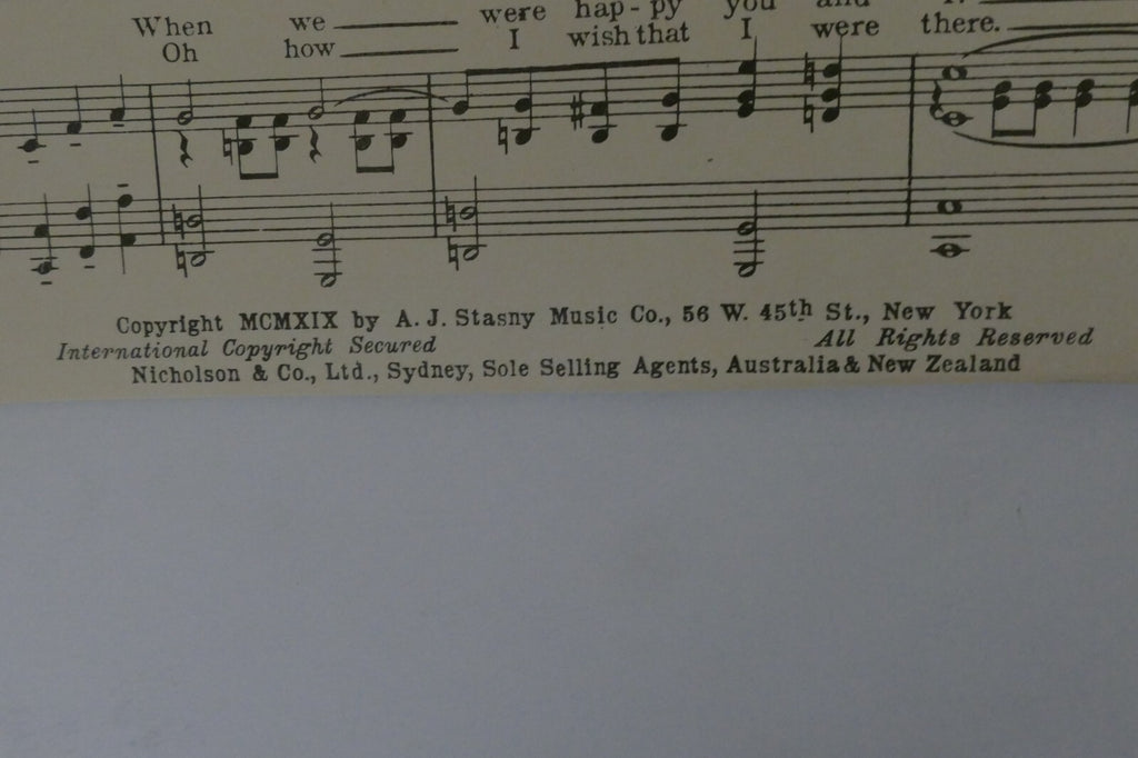 Bangalore 1919, by Earl Burtnett and A. J. Stasny, A. J. Stasny Music Co.
