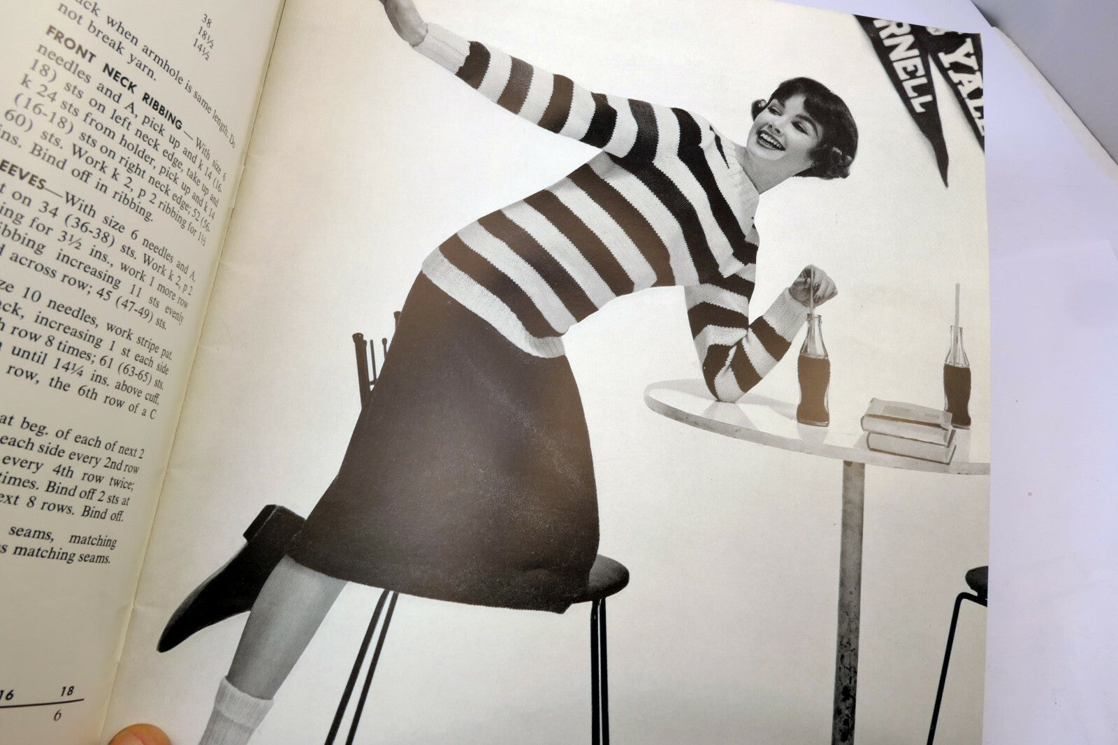 College Knits for MEN and WOMEN Bear Fleisher Yarns Magazine 1958