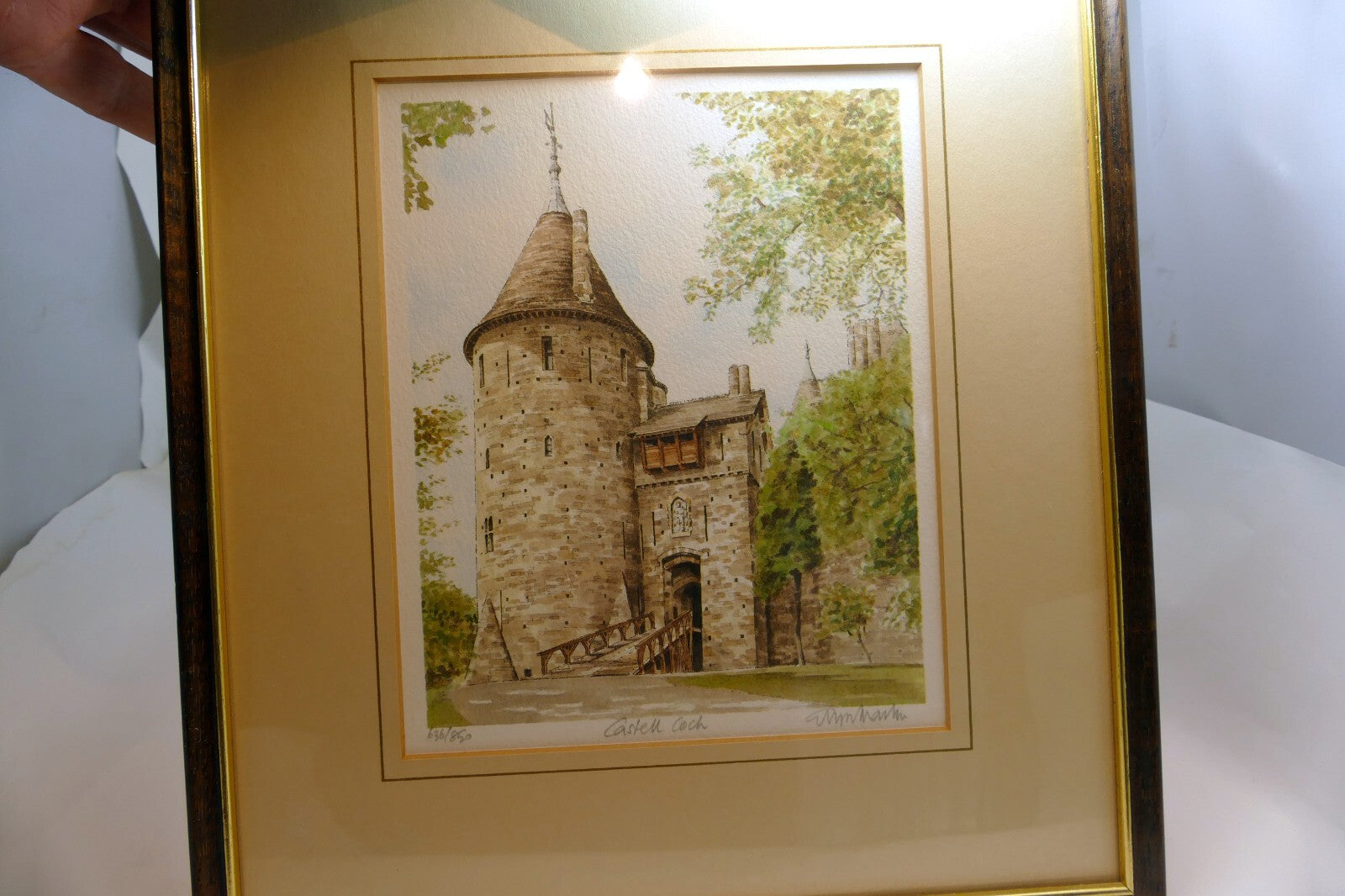 Glyn Martin Castell Coch Amersham Print Signed Numbered Framed