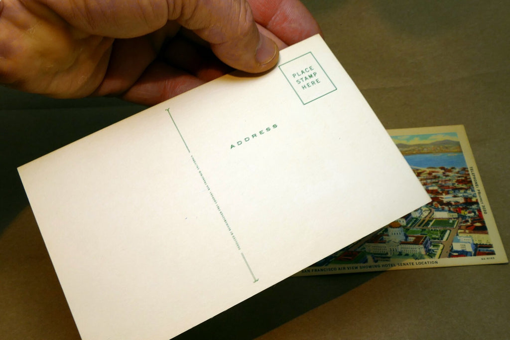 Unposted Postcard lot from 1940's Maurice Western Hotel - Senate San Francisco