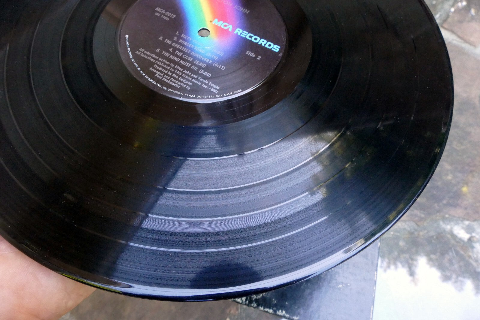 Vintage Elton John, LP Record, Gatefold (1973) MCA-2012 (US 1181)