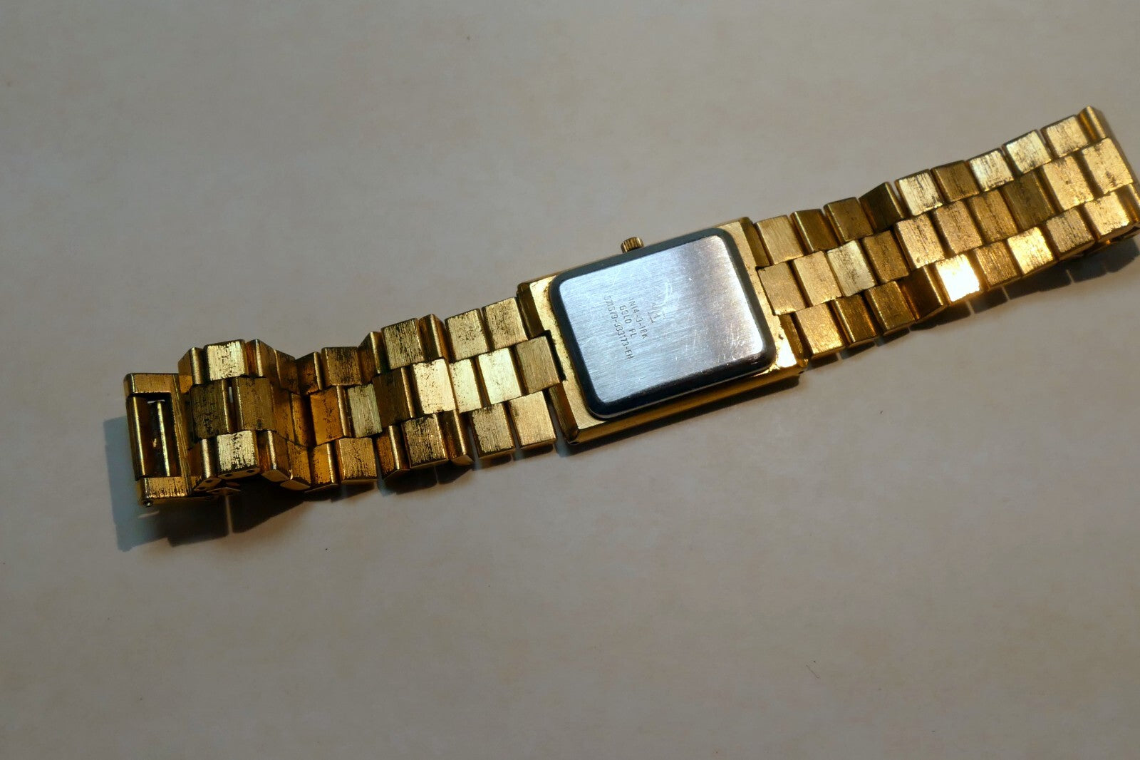 Gerrard Phillipe Diamond Quartz 18K plated Gold Tone Watch