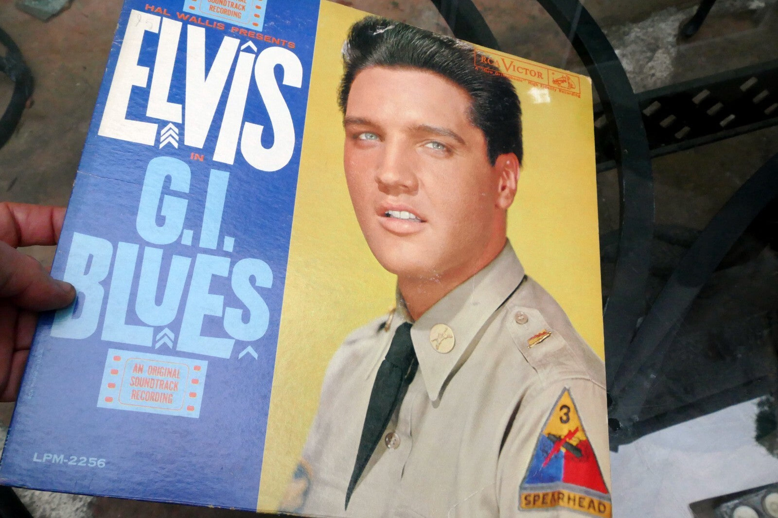 1960 Elvis Presley  – G. I. Blues LPM-2256  - ALBUM ART COVER ONLY