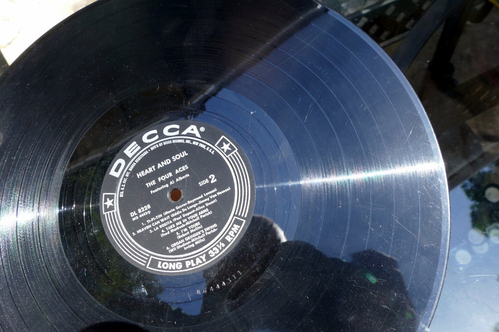 Four Aces Heart And Soul Record Album Vinyl LP DL 8228 Decca 1956