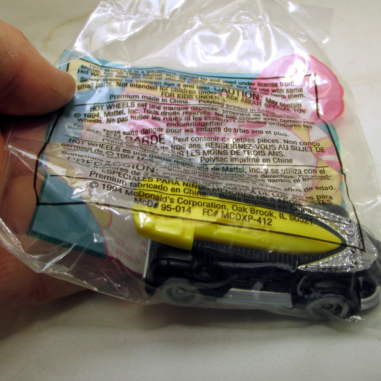 Shock Force  McDonald's Hot Wheels Mattel  1994 vehicle - new