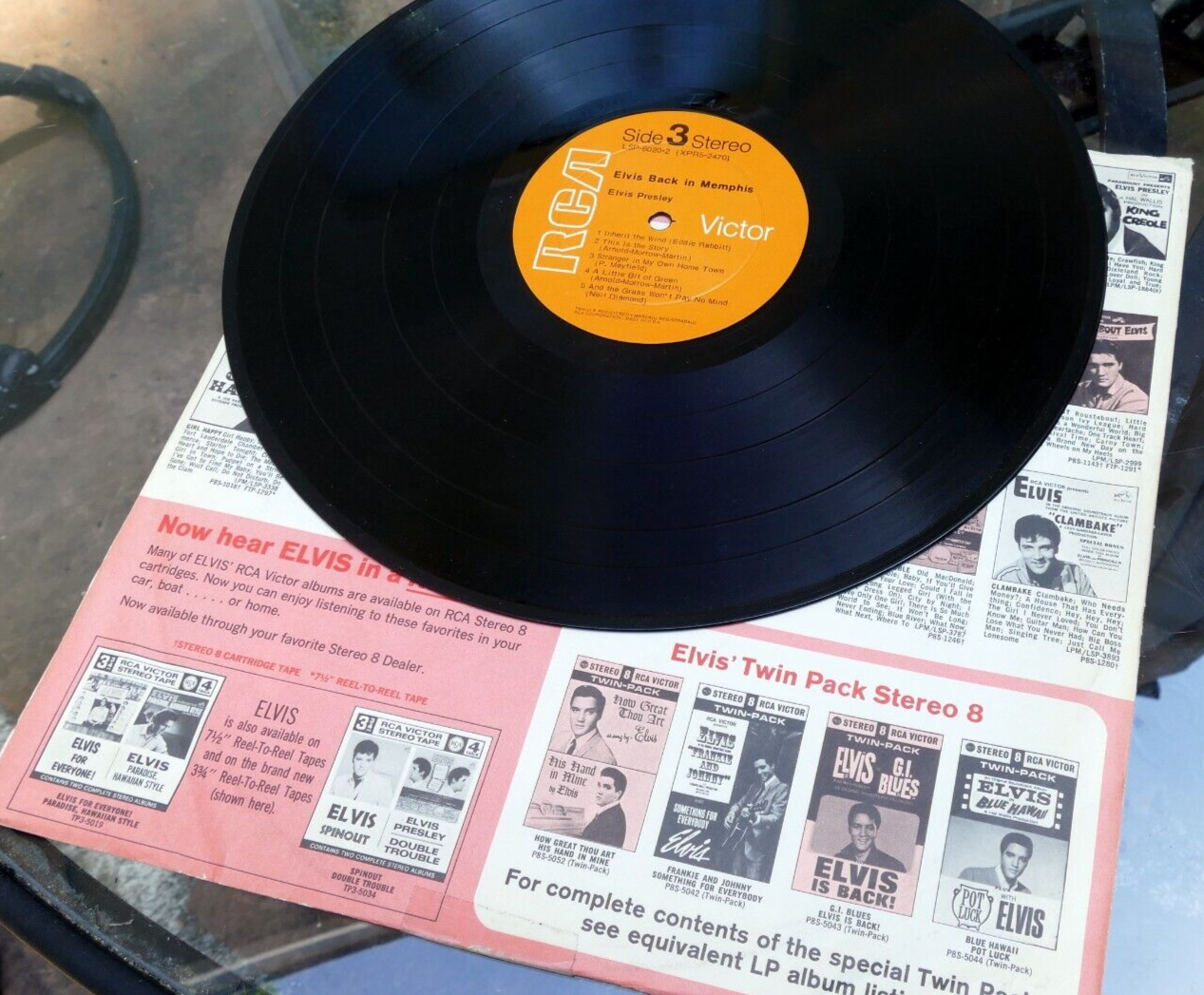 Elvis presley back in memphis vintage vinyl lp record album rca lsp 6020 2 xprs 2470