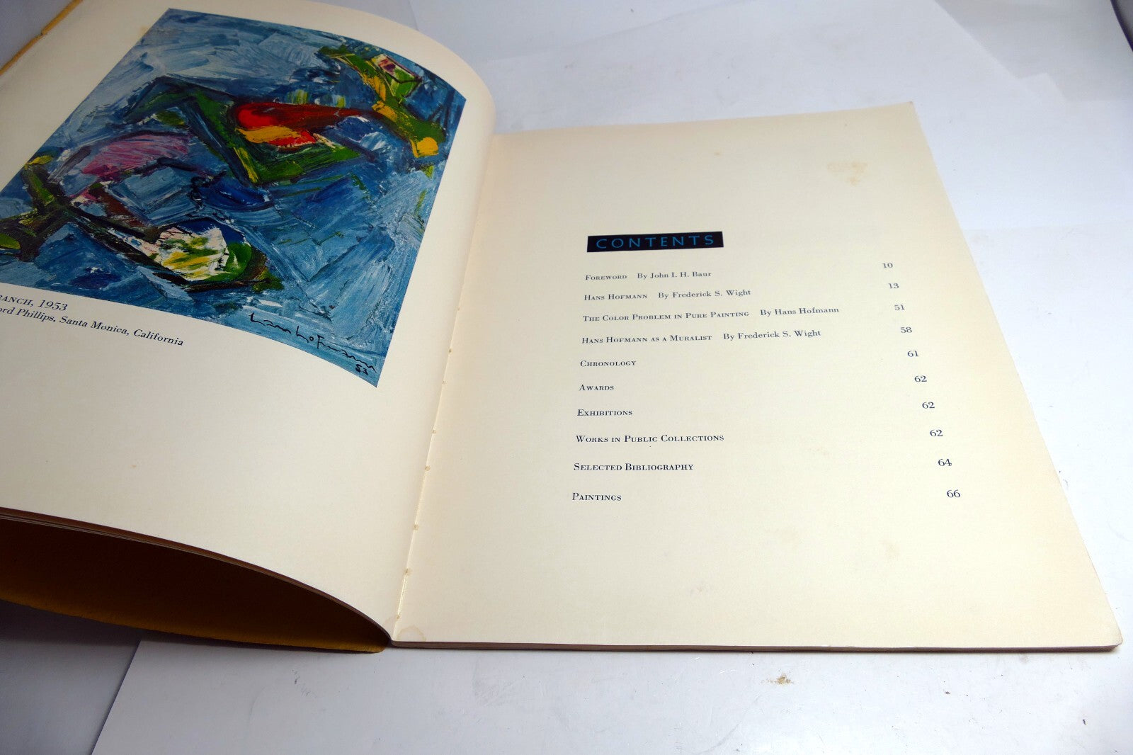 Hans Hofmann: A Retrospective 1957 ART  University of California Los Angeles USA