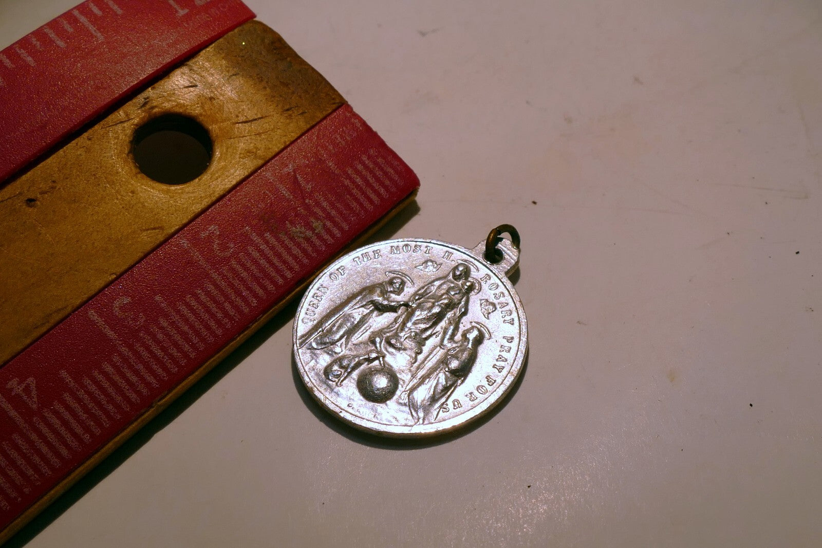 St. Dominique Pendant Charm Pray for US Rosary