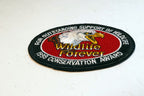 WILDLIFE FOREVER Embroidered Iron On Patch Badge Eagle Support 1999 Conservation