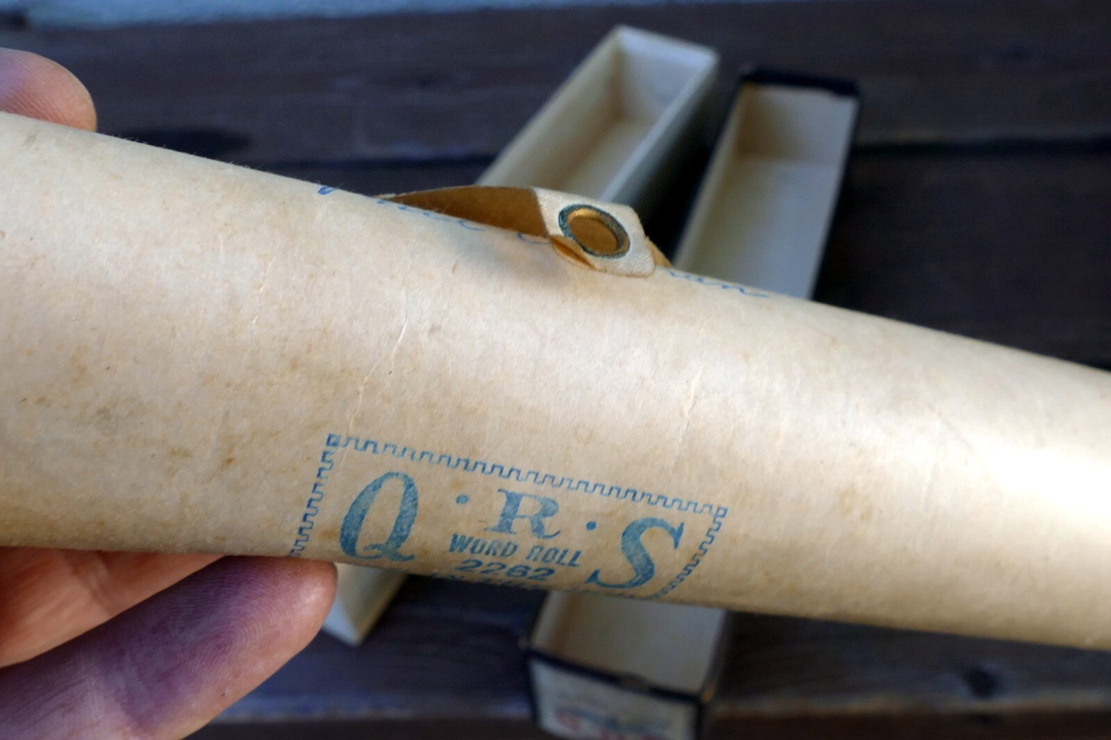 QRS Word Roll Blue Bird Ballads 2262 Rose in the Bud