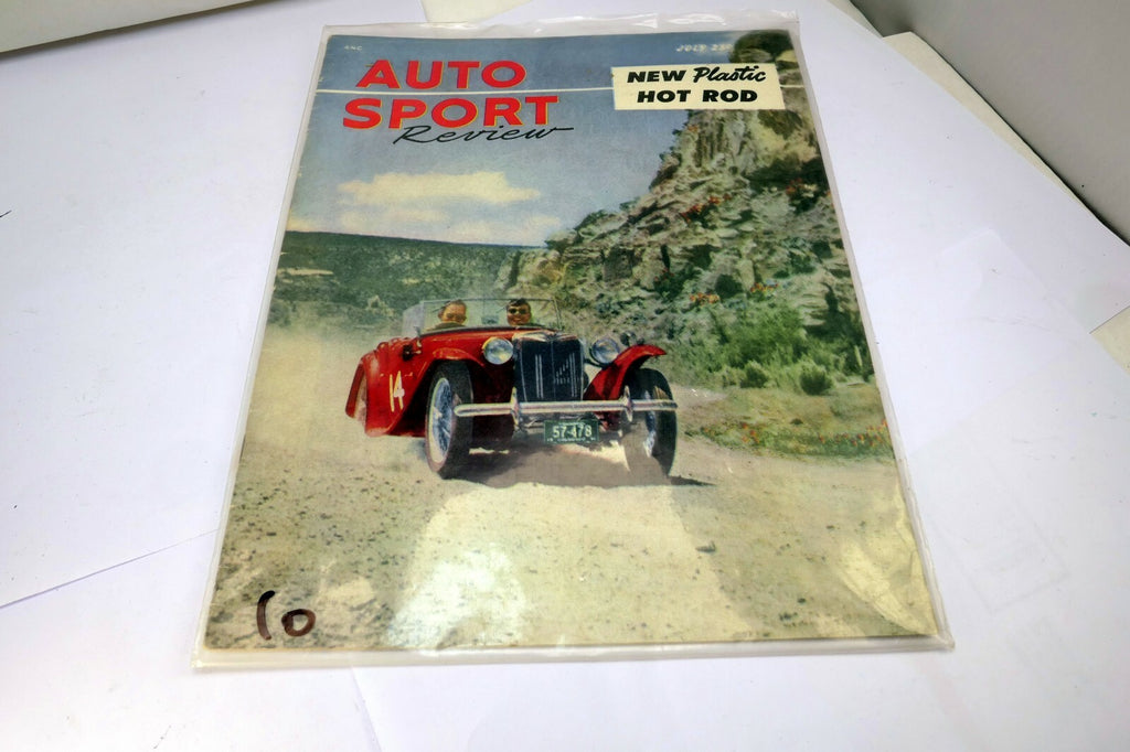 Auto Sport Review  Magazine July 1951 New Plastic Hot Rod