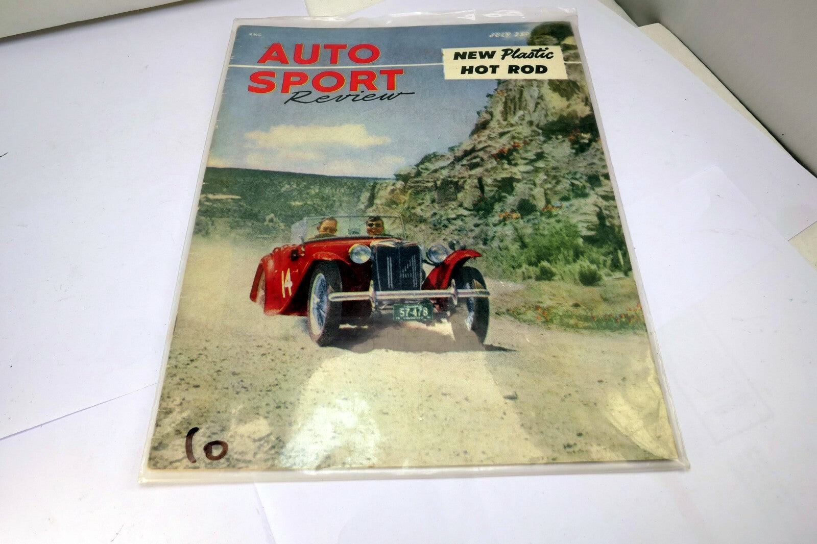 Auto Sport Review  Magazine July 1951 New Plastic Hot Rod